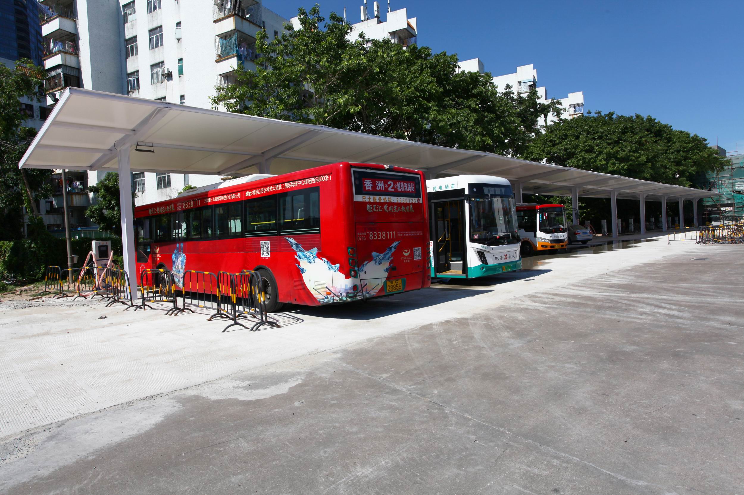 珠海粵海西綜合停車場公交站等充電站工程